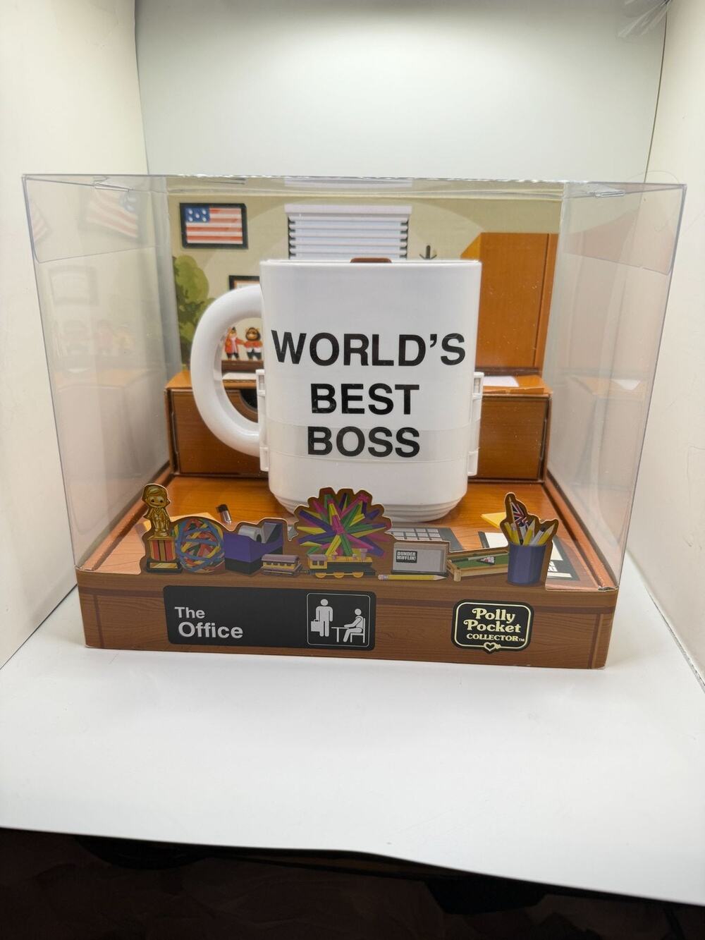 The Office Polly Pocket Worlds Best Boss Miniature Playset By Mattel Collectors